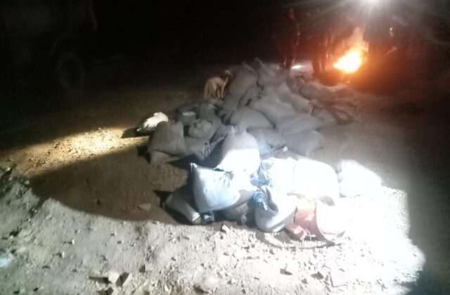 Recuperan 140 sacos de mineral en Huanuni tras operativo policial