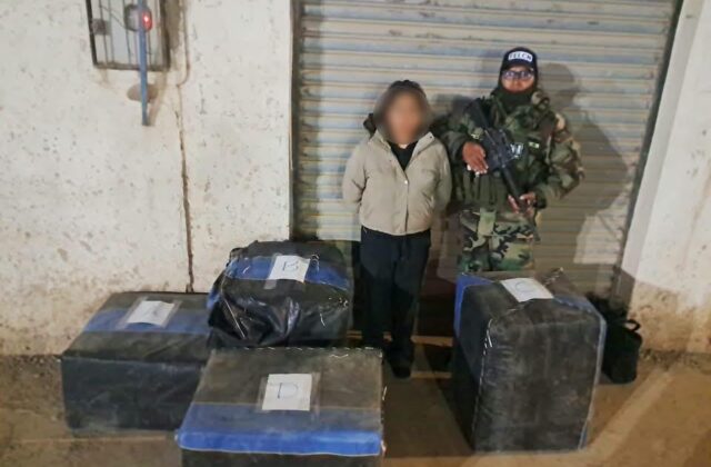 Operativo antidrogas en la carretera Oruro-Potosí