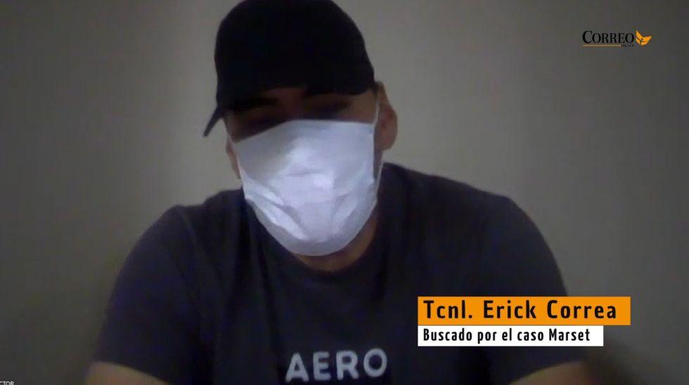 Erick Correa mantiene su postura de no presentarse a la justicia sin garantías