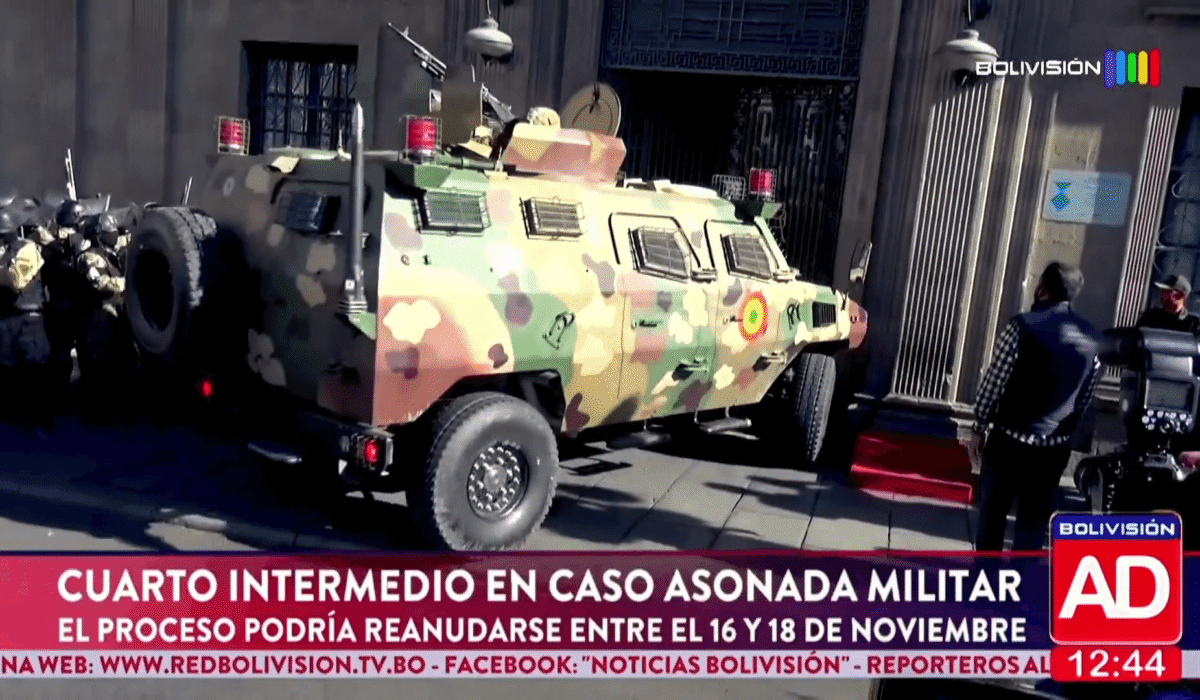 El juicio por la ‘asonada militar’ entra en pausa