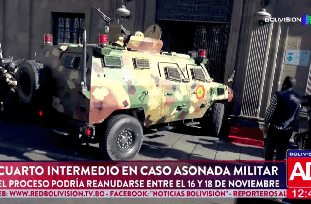 El juicio por la ‘asonada militar’ entra en pausa