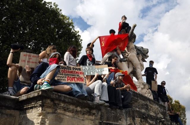 Masivas protestas estudiantiles marcan la jornada en Francia