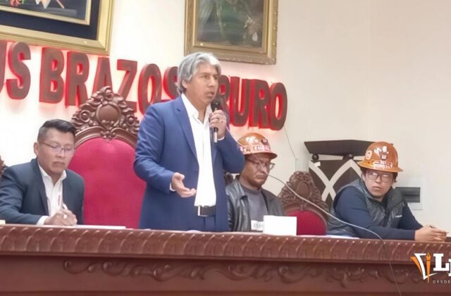 Gobernador de Oruro impulsa medidas contra la minería ilegal