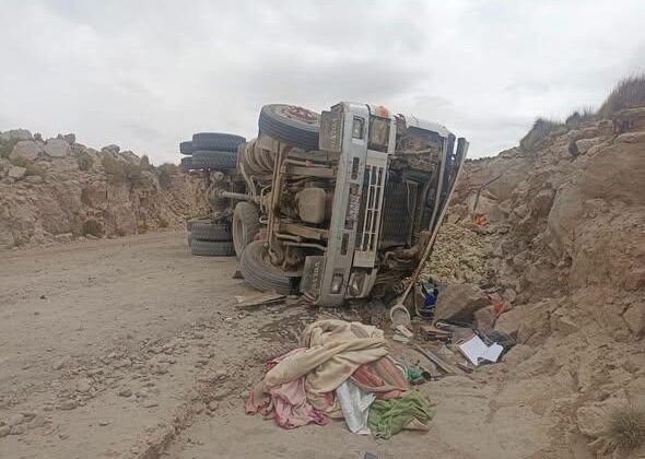 Accidente mortal en la ruta Carhuaycollo-Potosí