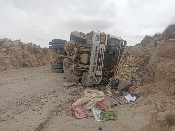 Accidente mortal en la ruta Carhuaycollo-Potosí