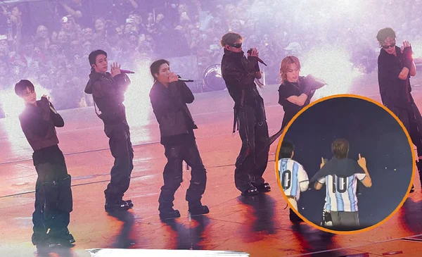 BTS rinde homenaje a Messi durante su primer concierto en Argentina