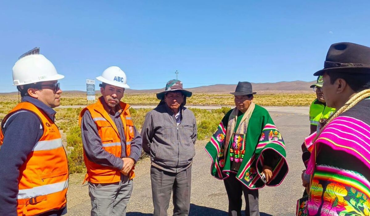 Inspección del Circuito Turístico Lago Poopó por parte de la ABC en Oruro