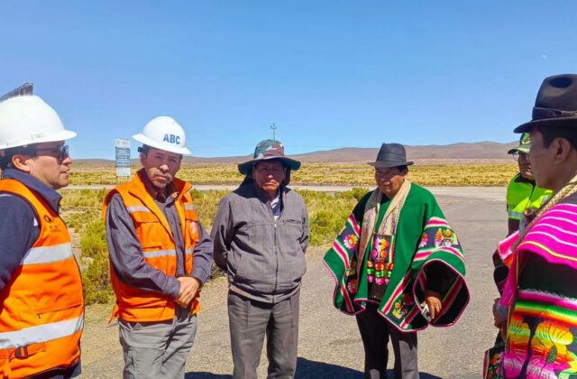 Inspección del Circuito Turístico Lago Poopó por parte de la ABC en Oruro