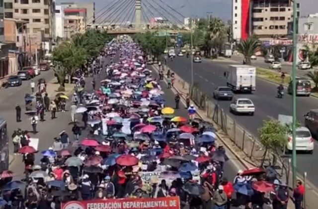 Protestas de maestros en todo el país y anuncio de nuevas movilizaciones