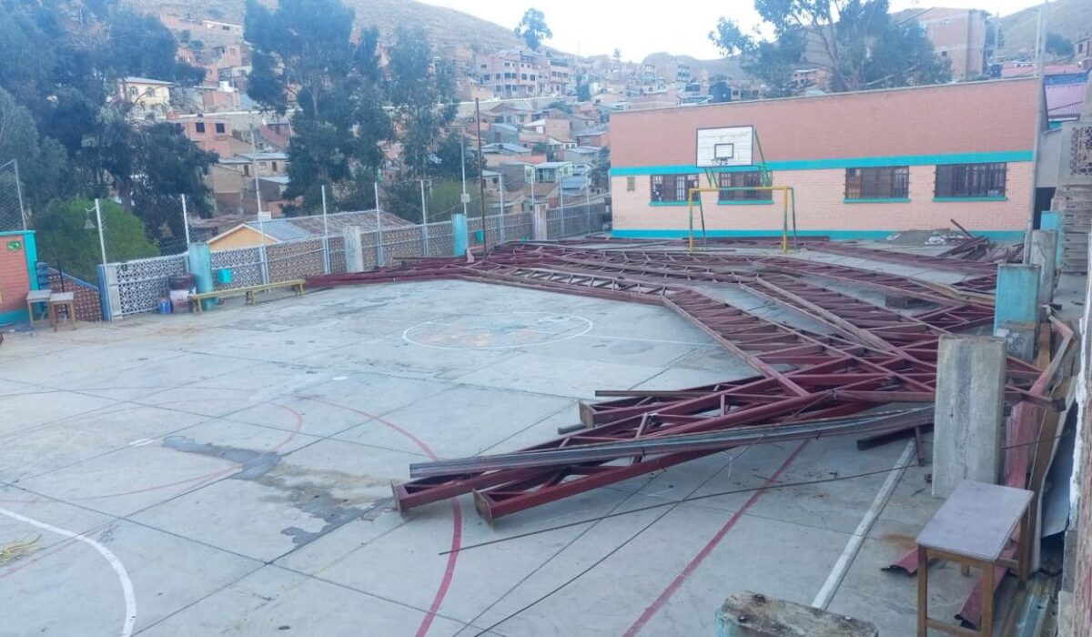 GAMO impulsa mantenimiento de infraestructura educativa ante lluvias