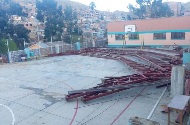 GAMO impulsa mantenimiento de infraestructura educativa ante lluvias