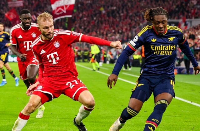 Intenso empate entre Bayern y Arsenal en un emocionante duelo