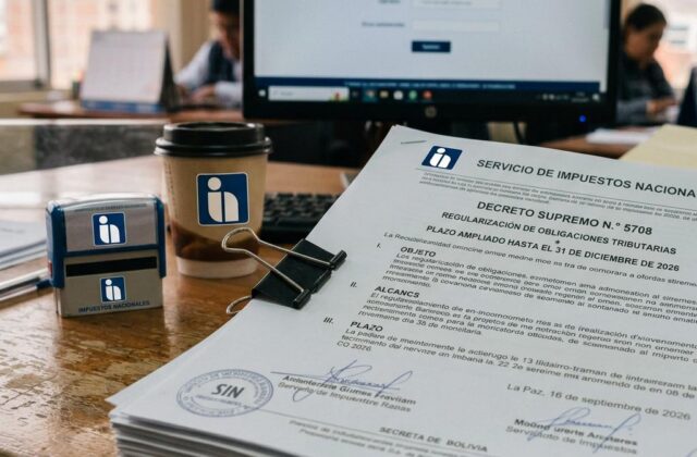 Ampliación de la amnistía tributaria beneficia a miles de contribuyentes en Bolivia