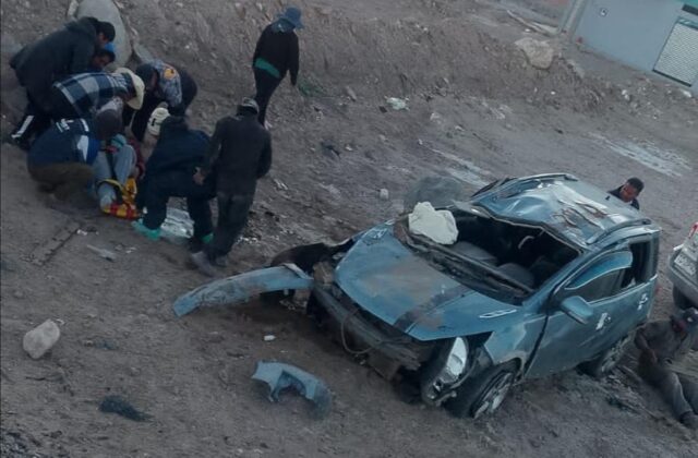 Accidente en la carretera Pisiga-Oruro deja dos heridos