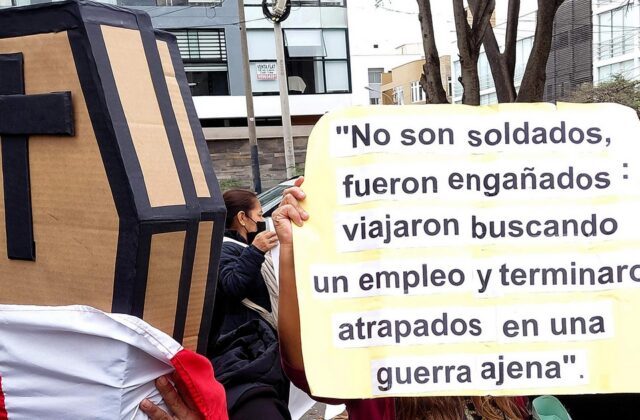 Detienen en Perú a un reclutador de combatientes para la guerra en Ucrania